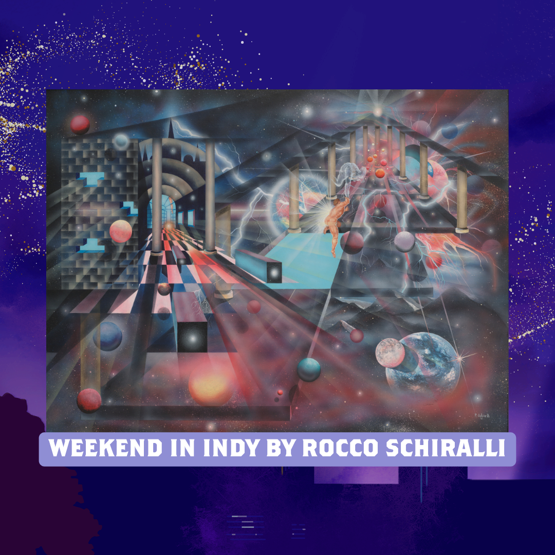 WEEKEND IN INDY by Rocco Schiralli (Signed Art Print)